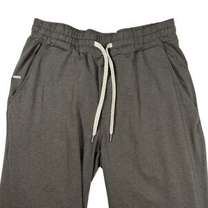 Vuori Ponto Performance Pants Mens Medium Grey Active Gym Lounge DreamKnit V418